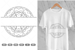 Split Mandala SVG &amp; Clipart Product Image 1
