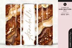Personalised Name Tumbler Wrap PNG Sublimation | Glitter Product Image 1