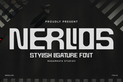 Nerlios - Stylish Ligature Font Product Image 1