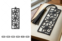 Floral Bookmarks SVG &amp; Clipart Product Image 1