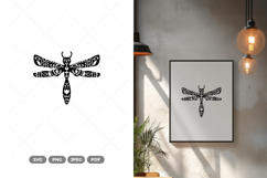 Folk Art Butterfly SVG &amp; Clipart Product Image 1