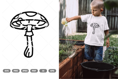 Mushroom SVG &amp; Clipart Product Image 1