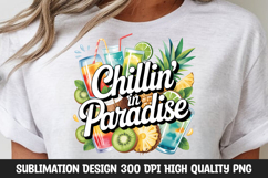 Chillin’ in Paradise Fruit Cocktail Clipart Product Image 2