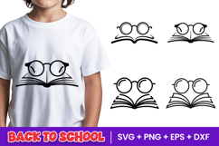 Book Glasses Icon SVG PNG Product Image 1