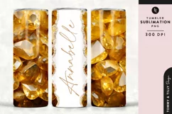 Personalised Name Tumbler Wrap PNG Sublimation | Marble Product Image 1