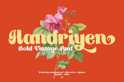 Handriyen Bold Script Product Image 1