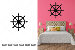 Ship Steering Wheel SVG &amp; Clipart Product Image 1