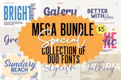 Mega Bundle Special Stylish Duo Font Collection Product Image 1