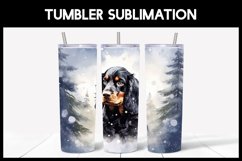 6 Winter Gordon Setter Tumbler Sublimation|Winter Tumbler Product Image 6