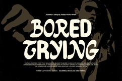 Bored Trying - Rough Mixed Font Product Image 1