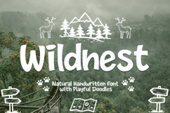 Wildnest Natural Handwritten Font Product Image 1