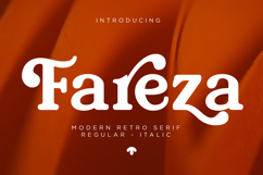 Fareza - Modern Serif Font Product Image 1