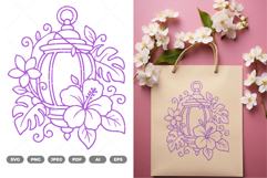 Lantern SVG &amp; Clipart Product Image 1