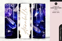 Personalised Name Tumbler Wrap PNG Sublimation | Glitter Product Image 1