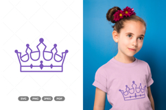 Crown Doodle SVG &amp; Clipart Product Image 1
