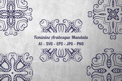 Feminine Arabesque Mandala Product Image 1
