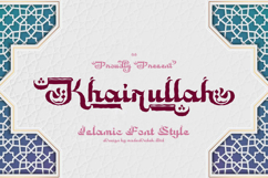 Khairullah - Arabic Font Product Image 1
