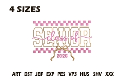 Senior Class of 2026 Embroidery Product Image 1