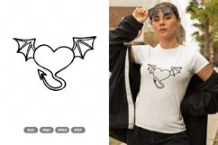 Devil's Heart SVG &amp; Clipart Product Image 1