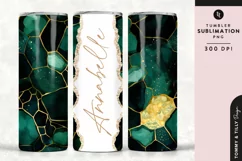 Personalised Name Tumbler Wrap PNG Sublimation | Glitter Product Image 1