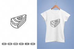 Simple Sweets Doodle SVG &amp; Clipart Product Image 1