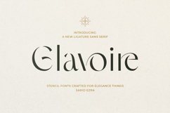 Glavoire - Stencil Ligature Sans Product Image 1