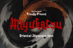 Miyukatsu - Oriental Japanese Font Product Image 1