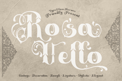 Rosavello Font Product Image 1