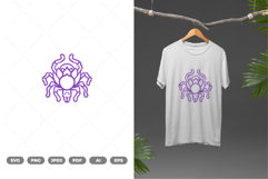 Flower Spider SVG &amp; Clipart Product Image 1