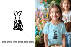 Easter Bunny SVG &amp; Clipart Product Image 1