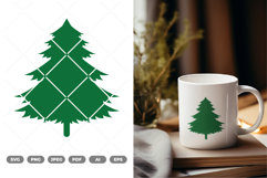 Pine Tree SVG &amp; Clipart Product Image 1