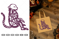 Ape Skeleton SVG &amp; Clipart Product Image 1
