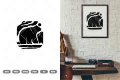 Camping Heartbeat SVG &amp; Clipart Product Image 1