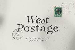 West Postage - Rough Sketch Serif Product Image 1
