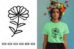 Flower SVG &amp; Clipart Product Image 1