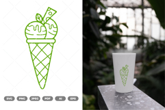 Ice Cream SVG &amp; Clipart Product Image 1