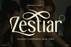 Zestiar Elegant Condensed Sans Product Image 1