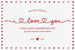 I Love You - Invitation Font Product Image 1