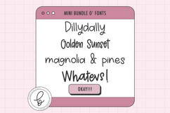 Cool Handwriting Font Mini Bundle Product Image 1