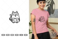 Cat Doodle SVG &amp; Clipart Product Image 1