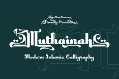 Muthainah - Modern Islamic Calligraphy Product Image 1