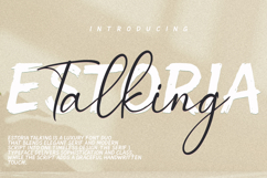 Estoria Talking font duo Product Image 1
