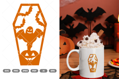 Halloween Coffin SVG &amp; Clipart Product Image 1