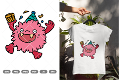 Monster Colored SVG &amp; Clipart Product Image 1