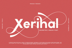 Xerihal - Geometric Swash Sans Font Product Image 1