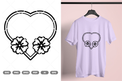 Love with Flowers SVG &amp; Clipart Product Image 1