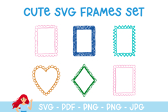 Crayon style SVG frames, Frames SVG Product Image 1