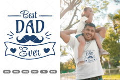Father’s Day Quotes SVG &amp; Clipart Product Image 1