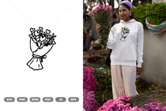 Hearts Bouquet SVG &amp; Clipart Product Image 1