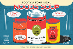 Noods Soup | Retro Vintage Typeface Product Image 1